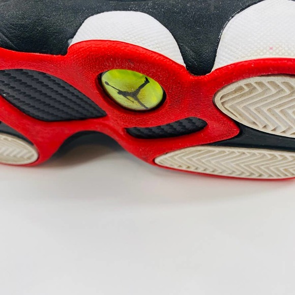 Air Jordan 6 Rings “He Got Game” (GS) Black University Red White Sz 6.5 Y Wmns 8 - Picture 10 of 15
